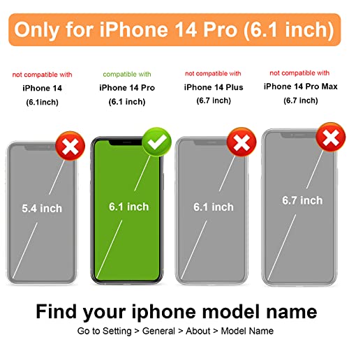 Vaburs Compatible with iPhone 14 Pro Case Wallet with Card Holder, Embossed Mandala Pattern Flower PU Leather Double Buttons Flip Shockproof Cover for Magnetic Car Mount 6.1 Inch (Green)