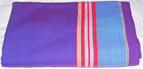 Jackielyna African Kikoy - Purple Striped Cotton Scarf for Women Beachgoers3