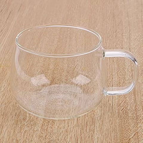NOPNOG 350ml Teetasse aus Glas - Hitzebeständige Teetasse in Transparent - Dekorative Teetasse für Zuhause Cover