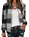 Hotouch Jacke Damen Übergangsjacke Leicht Blouson Jacke Kurz Bomberjacke