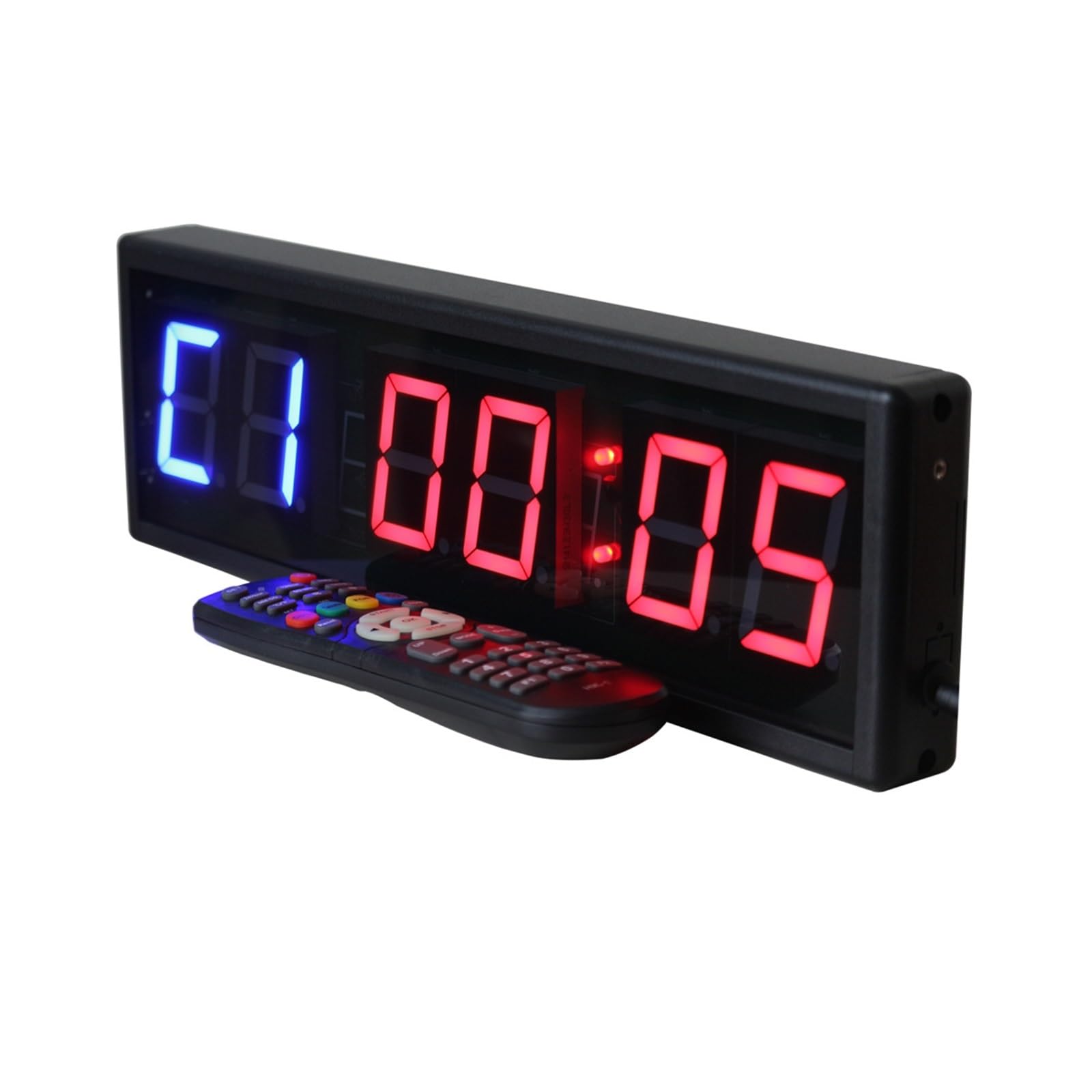 Horario del Gimnasio, Reloj De Pared con Temporizador Intervalos LED 6 Dígitos Control Remoto