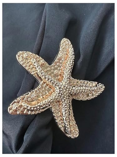 MakeMeChic Women's 3 Piece Bikini Set Halter Triangle Metal Starfish Swimsuit with Cut Out Cover Up Skirt3