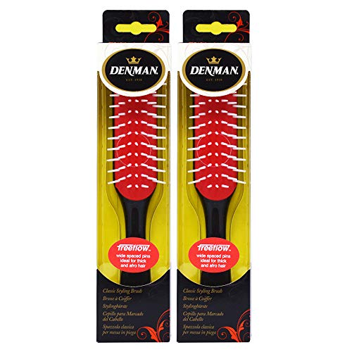 Denman D31 7-Row Medium Volumizing Brush (Pack of 2)