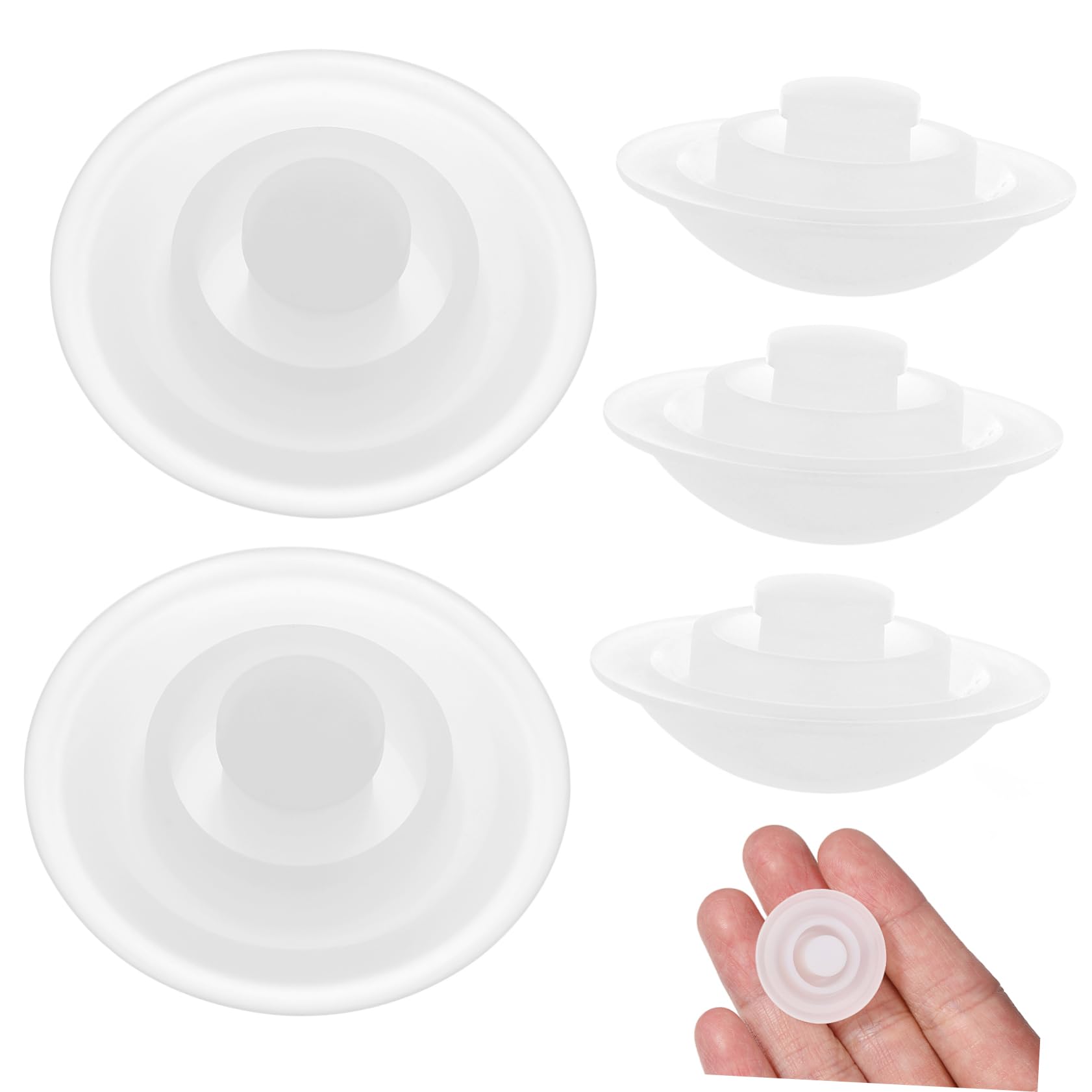 5Pezzi Tappi Silicone Antiveloce Per Bottiglie Per Borracce Termiche e Accessori Impermeabili e Perdite Per Sport e Viaggio