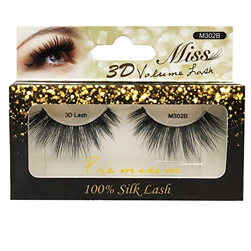 [4 PACKS] Miss Lashes 3D Volume Tapered False Eyelash Extension + FREE GIFT