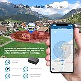 4G Auto Tracker Mini GPS TK903, 60 Tage Lange Akkulaufzeit, GPS Tracker Magnet Geofencing Echtzeit Fahrzeugortung Anti-Diebstahl Flottenmanagement, inklusive SIM(ABO erforderlich)