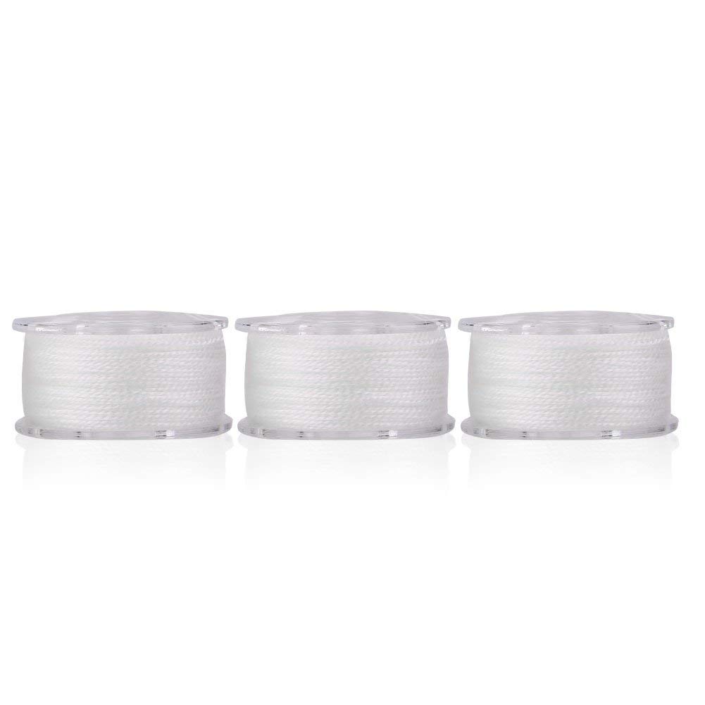 3pcs Linee Da in PVA, Filo Solubile Da Pesca Alla Carpa in Bobina Da 20m Pratici Accessori Per La Pesca