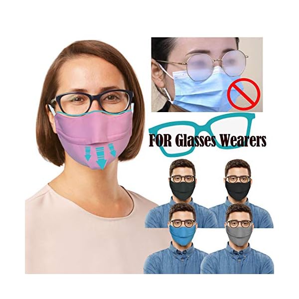 NO/A Adult Prevent Fogging_Maske_für Brillenträger Einstellen der Schnalle Outdoor Sport Cycling_Mask – Bild 3