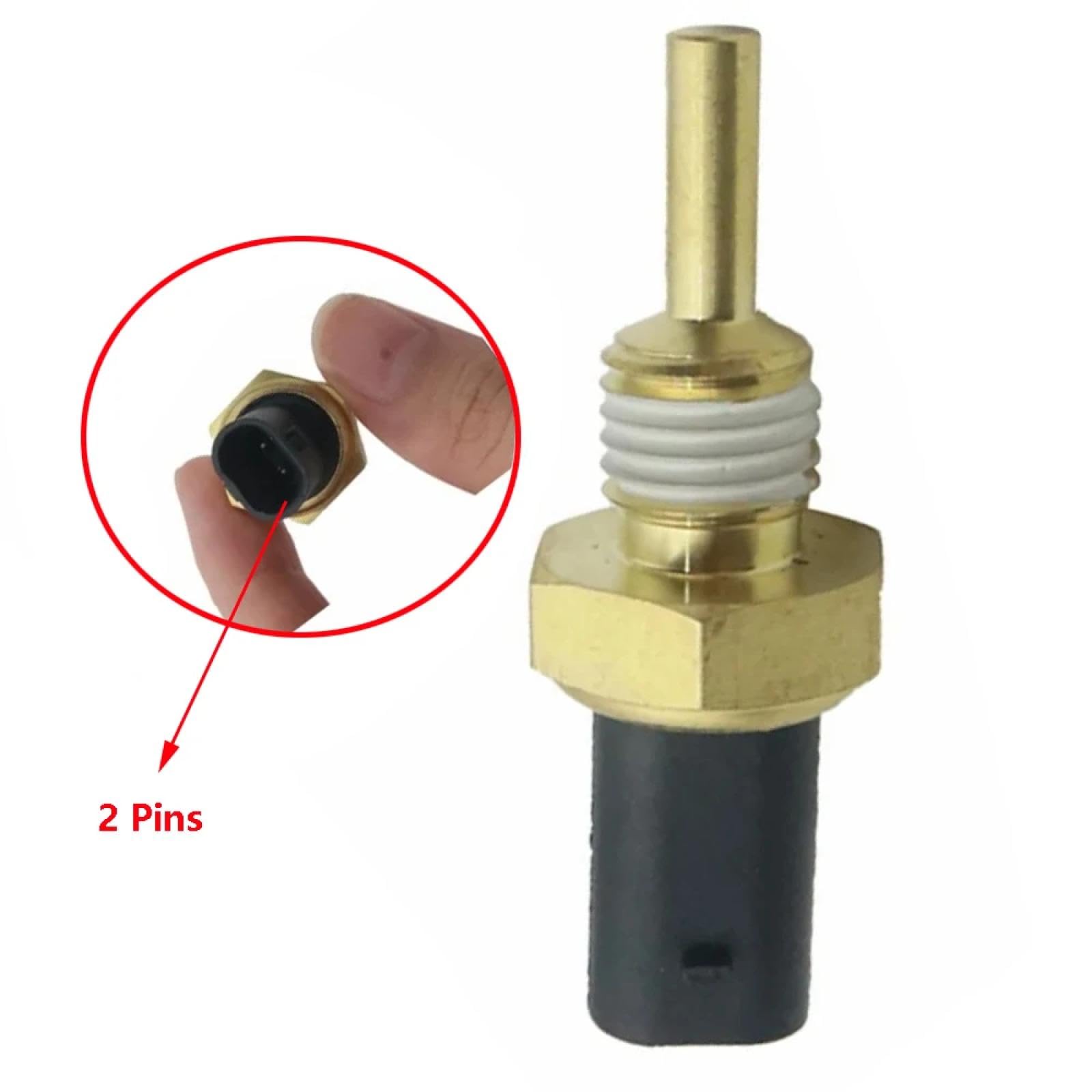 Sensor de Temperatura del refrigerante del automóvil con Junta para GMC, Chevrolet y Cadillac 25186240 1338378