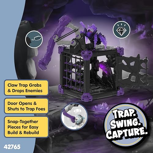 Image of Schleich Eldrador - 33Pc Battlecave Shadow Spider Playset - Kids 7+ | 42765