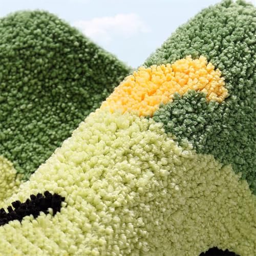 Ankah Bath Mat Cute Shower Rug, Luxury Shaggy High Absorbent and Anti Slip, Machine Washable Fit for Bathtub, Shower and Bathroom, 19.68"x 31.49", Frog Prince by Ankah - Used condition - Image 4
