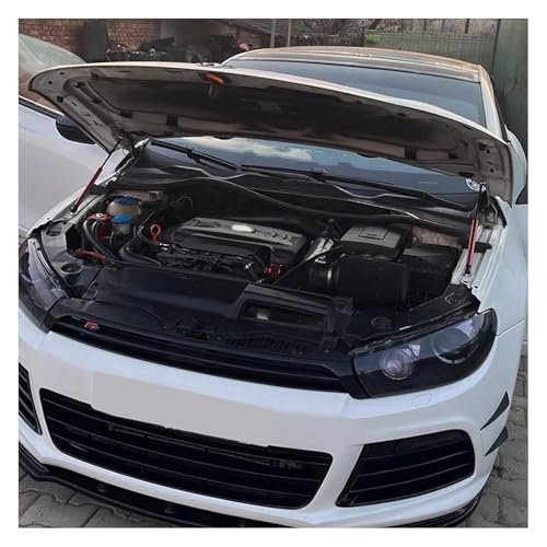 Vérins à gaz capot pour VW Scirocco 3 de 2008 à 2019 amortisseurs noir piano - 4