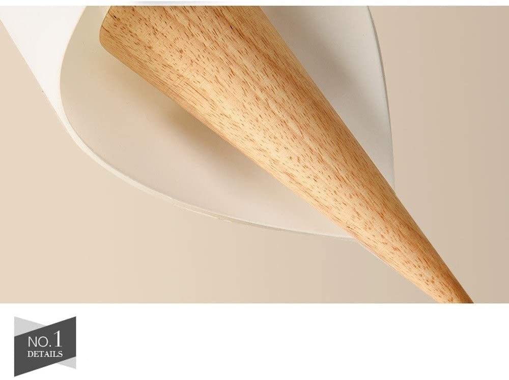 XANAYXWJ Lampada dimmerabile azionata da Applique da Parete in Legno con Telecomando, Senza Fili e apparecchio cablato, Decorazione Artistica con Torcia a Luce diffusa per corridoio della Camera da