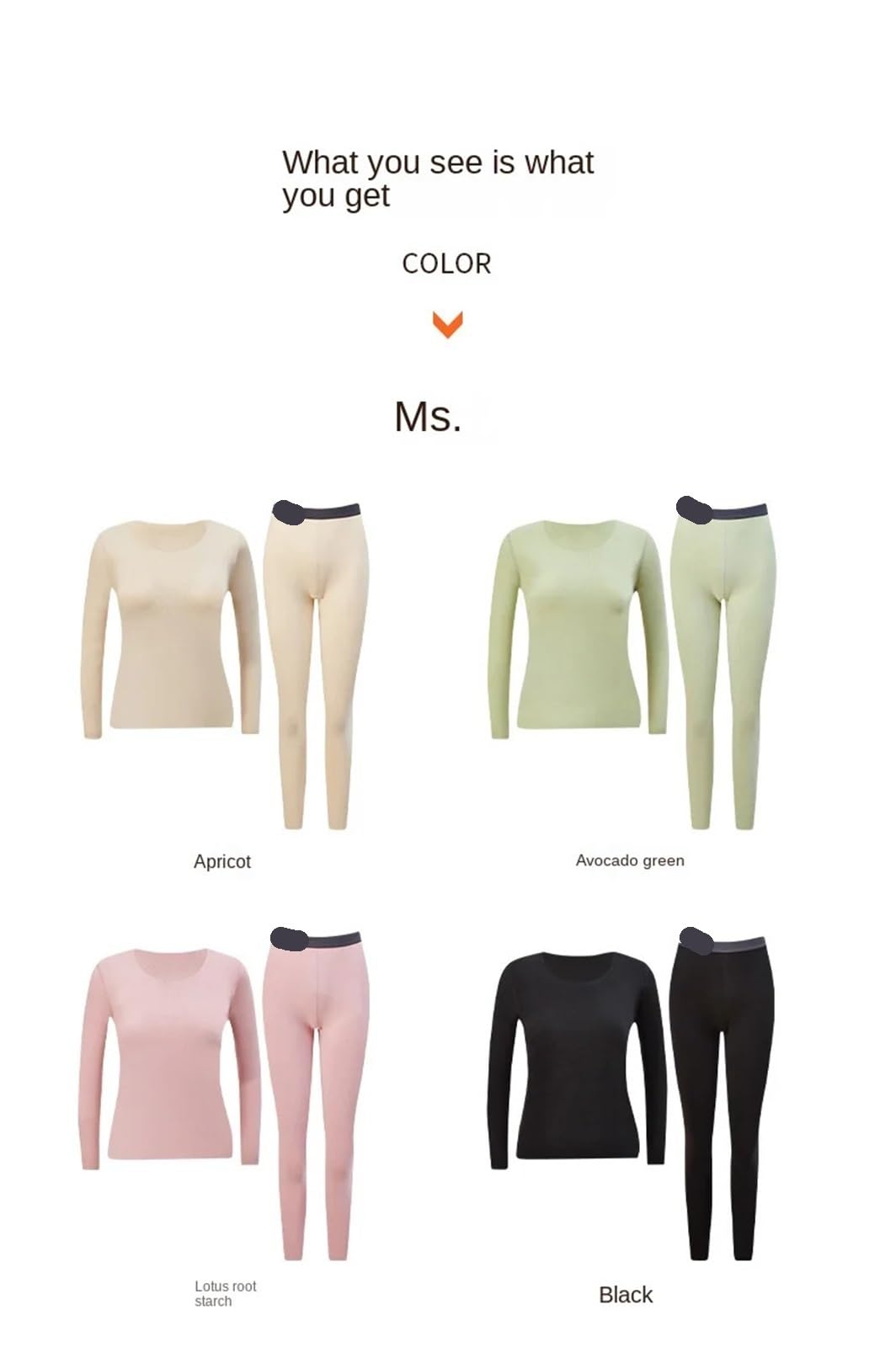 Conjunto de Ropa Interior térmica sin Costuras for Mujer, Terciopelo cálido y Liso, Base calefacción termostática for otoño e Invierno, Calzoncillos Largos para Esquí,Moto