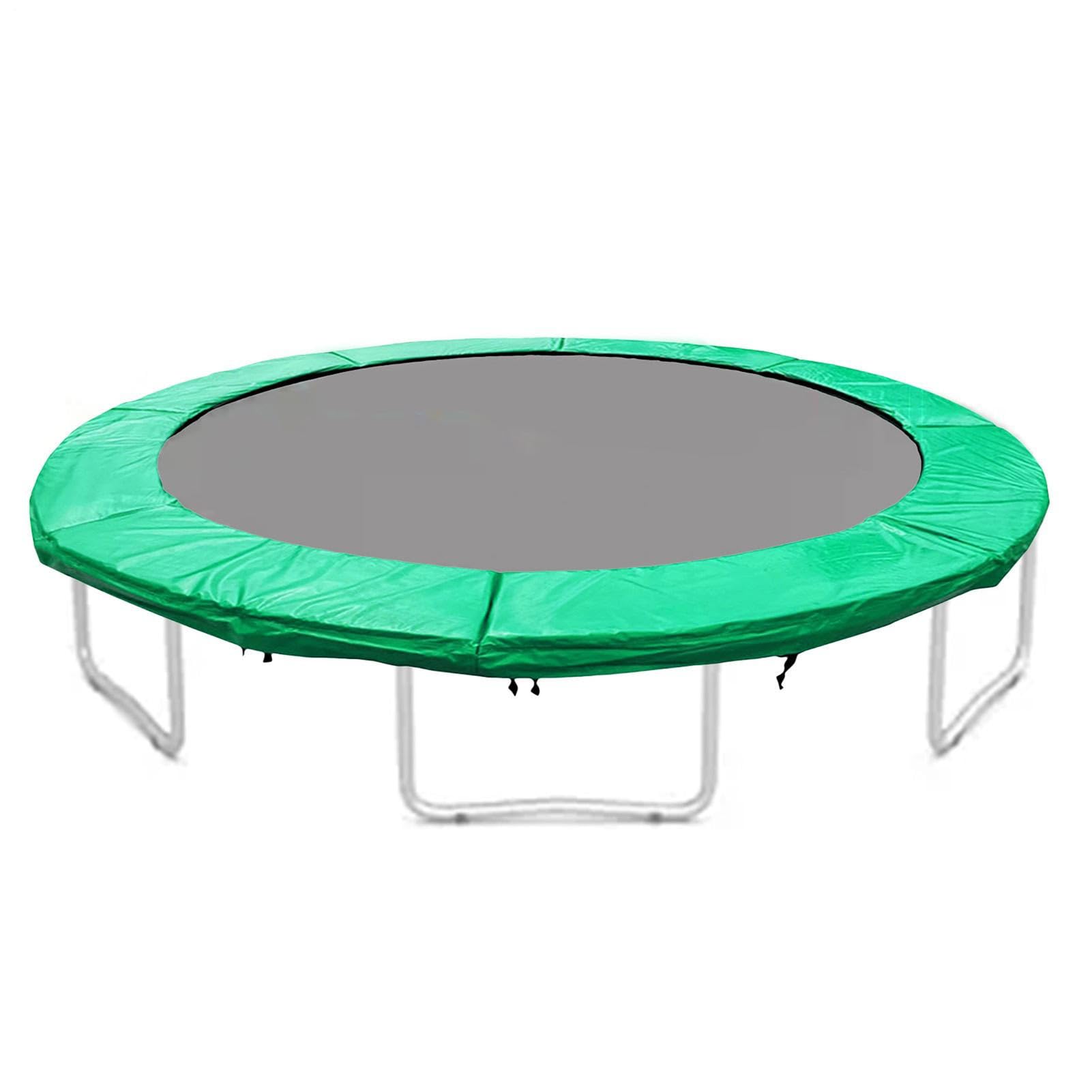 Alfombrilla protectora para trampolín | Alfombrilla de seguridad para trampolín con cubierta protectora de bordes | Sin agujero para, para piezas de repuesto resistentes a la intemperie para co