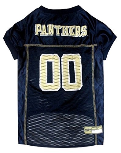 Image of Pets First Collegiate Pittsburgh Panthers Dog Mesh Jersey, X-Small