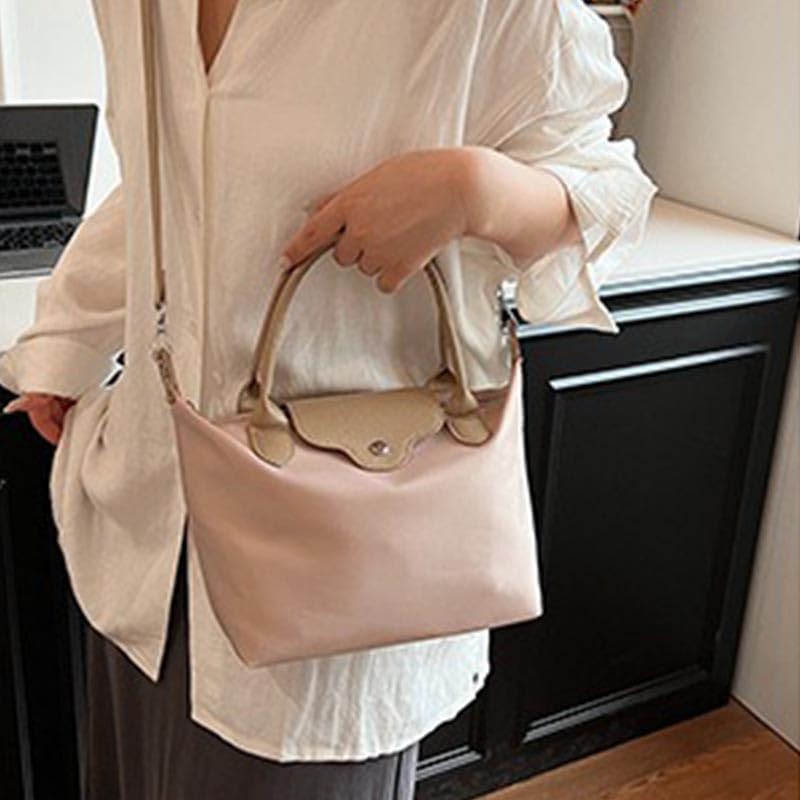 French waterproof nylon handbag - classic bag, single shoulder/sloping body, fashionable flip cover3