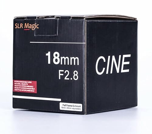 Lente SLR Magic CINE 18mm f/2.8 para Sony E-Mount - Fernando Cortés Lente SLR Magic CINE 18mm f/2.8 para Sony E-Mount - Fernando Cortés