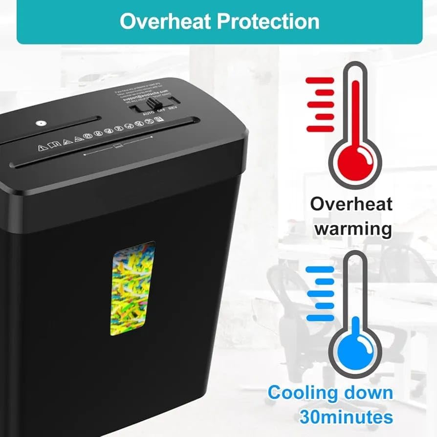 Image of KANAbee Paper Shredder - 10-Sheet Cross Cut with 3.43-Gallon Basket - P-4 Security Level - 3-Mode Design - Shreds CD and Credit Card - Durable, Fast, and Jam Proof for Home Office (ETL Certified)