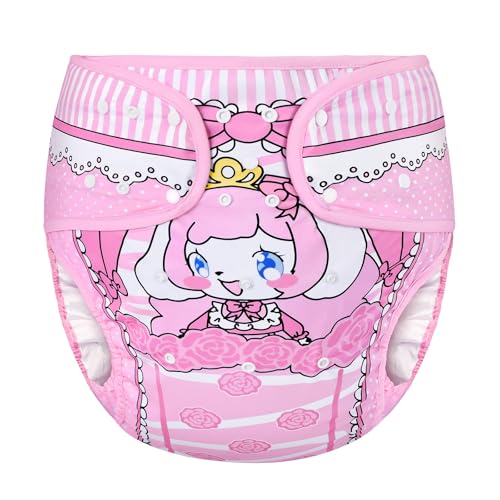 Image of Littleforbig Washable Adjustable Reusable Waterproof Cloth Adult Diaper Wrap Cover - Little Beauty