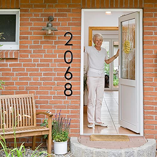 Fxfsgsd 5.8 Inches Floating House Number For Outside, 7, Modern Black Shadow Address Number, Anti-Rust Metal #TOP6
