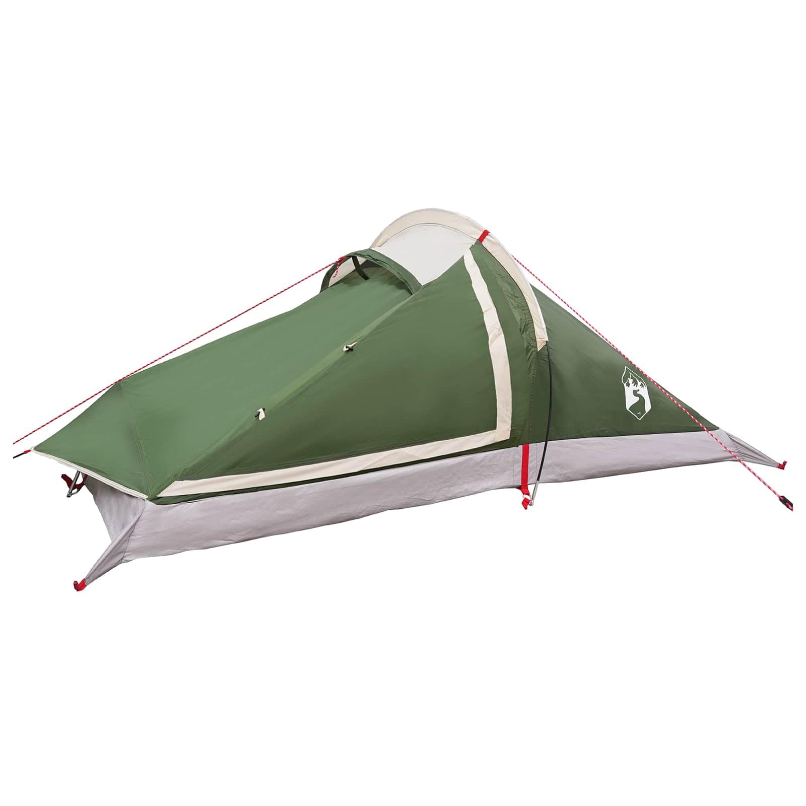 Tenda da Backpacking Verde 2 Persone | Poliestere 185T Impermeabile, Pali in Fibra di Vetro, Leggera 1,75 kg, 4 Stagioni