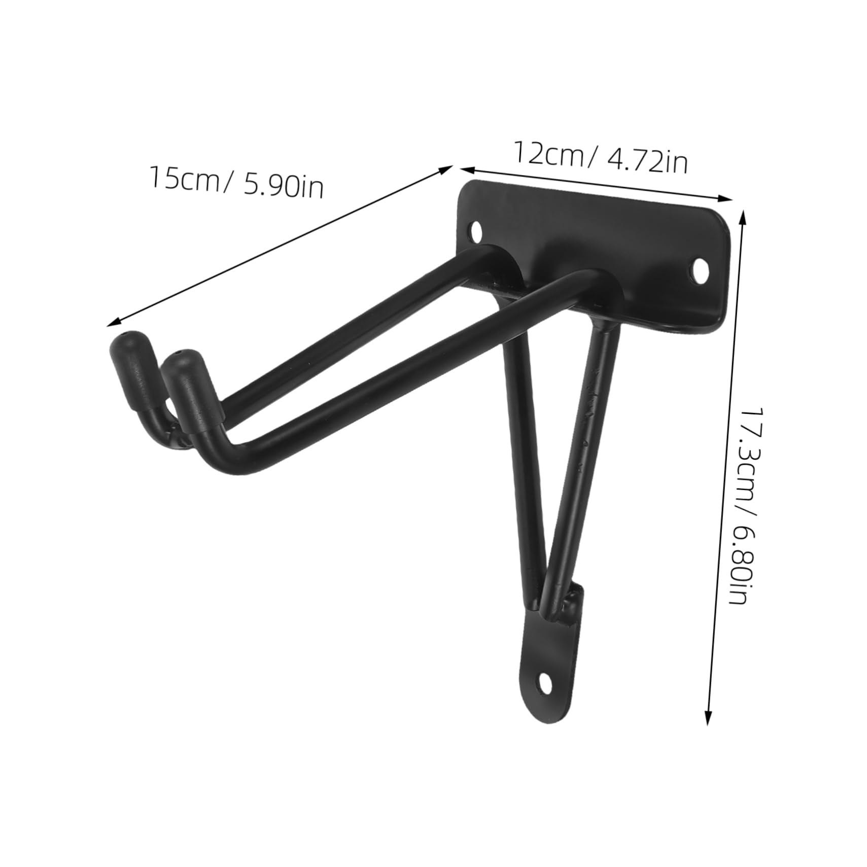 SEWACC Vertical Bike Wall Mount Heavy Duty Garage Storage Hook for Mountain and Road Bikes Space Saving Organizer with Modern Design and Easy Installation for Efficient Indoor Use