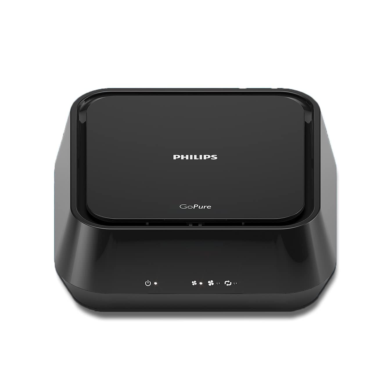 Philips GoPure 5212 Car Air Purifier (Black) With HEPA and HESA Fliter, Filter PM2.5, Toxic gases, NO2/SO2 fumes. It is equipped with Airmid certified filter.