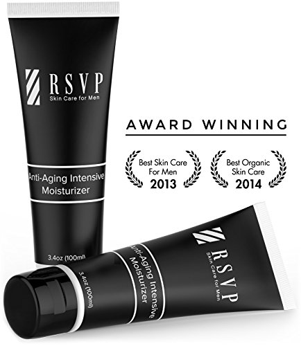 RSVP Anti Aging Day Cream for Men with Natural Vitamin C Complex and Healing RSVP Anti Aging Day Cream for Men with Natural Vitamin C Complex and Healing