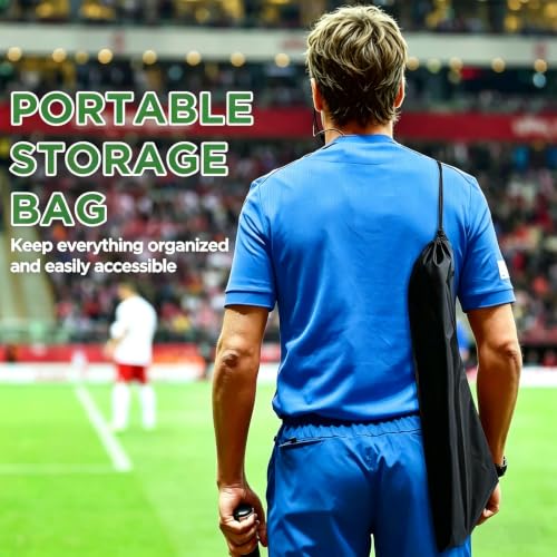 Kit Profesional de Árbitro de Fútbol con Silbato y Banderas miniatura 6