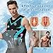 Faanerianni Maynox Vitaboost Compression Shirt, Vitaboost Compression Shirt Men, Menionic Tourmaline Posture Corrector Vest (White,Large)