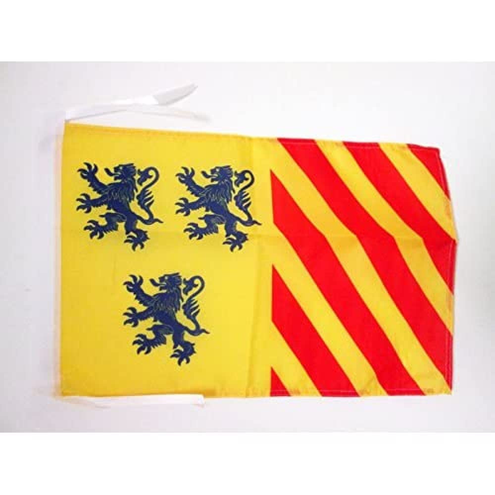AZ FLAG - French Province of Limousin Flag - 18'' x 12'' - 100% Polyester France province Small Banner with Two Cords - Fade Resistant - Vivid Colors - 18x12 in - 45x30 Cm