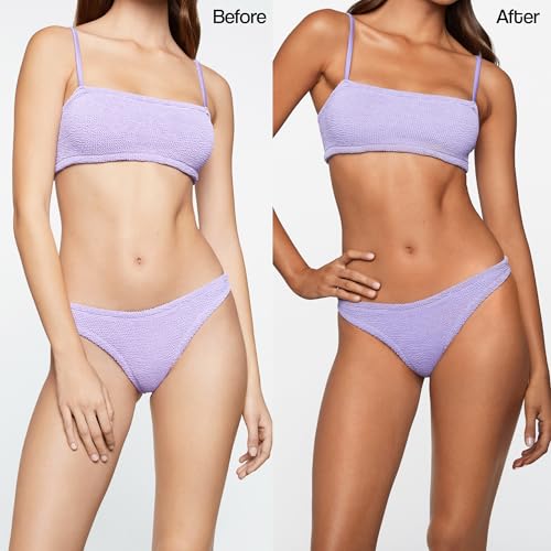 tanologist self tan mousse- dark fast-developing transfer-proof clear self tanner for face amp body smells great lasts 7 days natural amp not orange vegan formula 676 fl oz