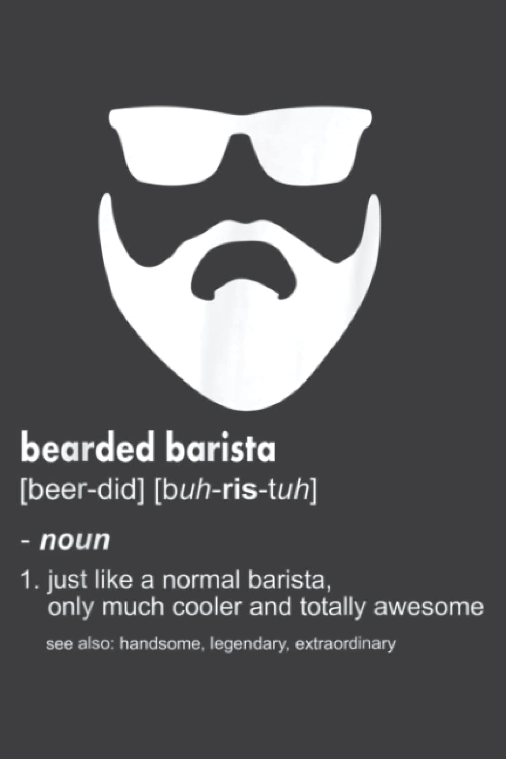 Mens Bearded Barista Funny Barista Beard Joke Barista Gift: Daily Planner - Undated Daily Planner for Staying on Track (6" x9")