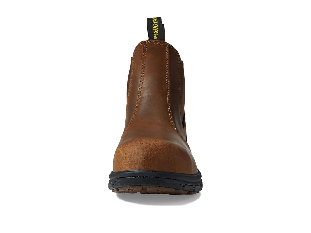 Amazon.com: Skechers Vicksburg Comp Toe Brown 7 D (M