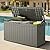 YITAHOME 80-Gallon Waterproof Resin Outdoor Storage Box, Lockable Storage Container for Outdoor Furniture, Cushion Storage, Pool Accessories, Garden Tools and Sporting Gear, Taupe