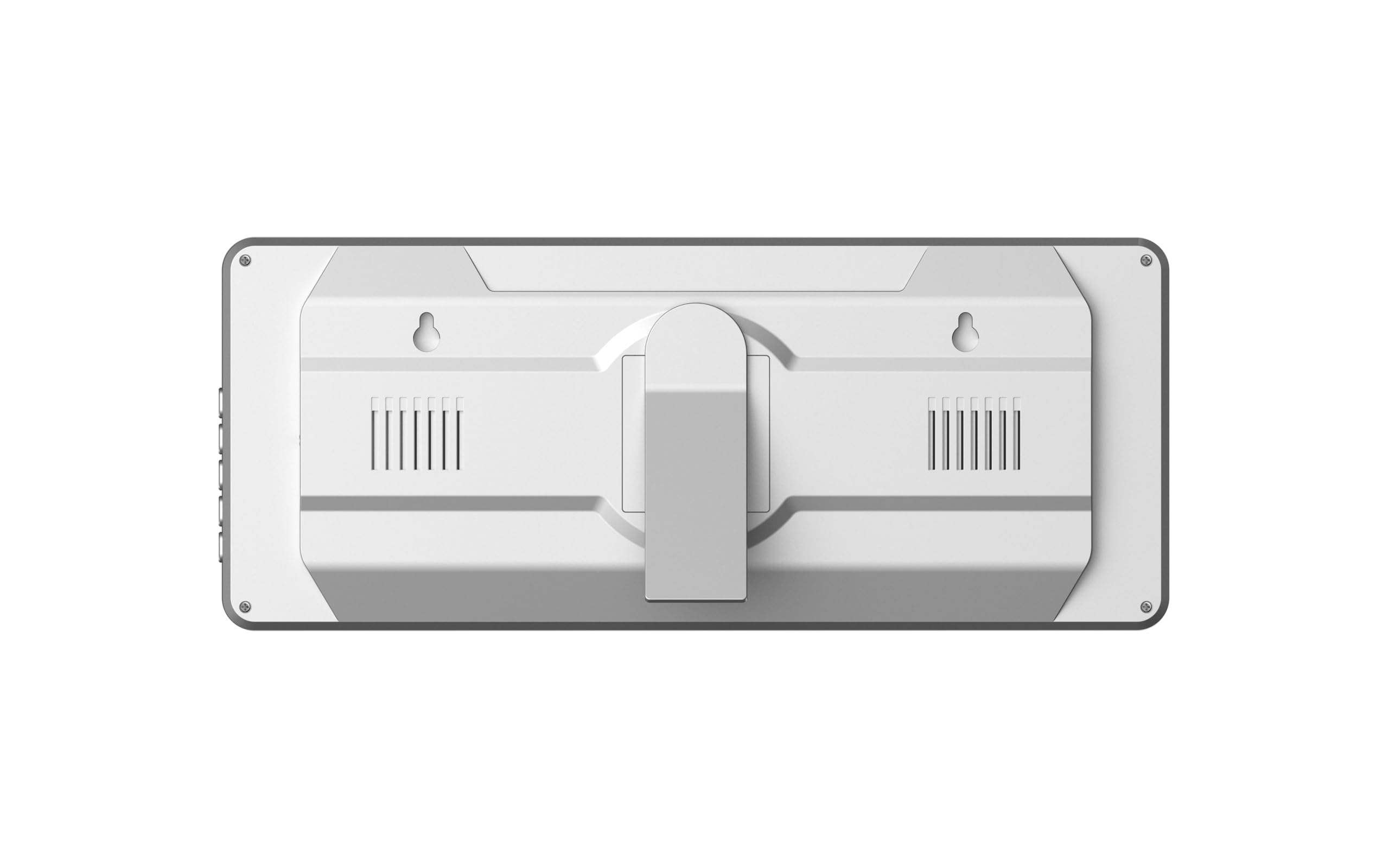 Technoline WS 8135 Funkwanduhr mit DCF77 Funkuhr | XXL LCD Display | Innentemperatur & Luftfeuchtigkeit | Kalender mit Wochentag | Wecker mit Snooze | Wand- und Tischuhr | 24/12h Anzeige
