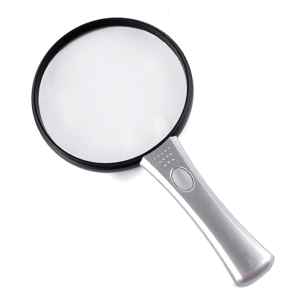 Loupe de poche à LED à grossissement HD et lumière haute densité