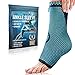 Keenhealth Ankle Compression Sleeve - Ankle Support for Men and Women - Recovery from Achilles Tendonitis, Sprains and Arthritis - Support for Tennis, Running and Volleyball (Blue 1-Pack, M)