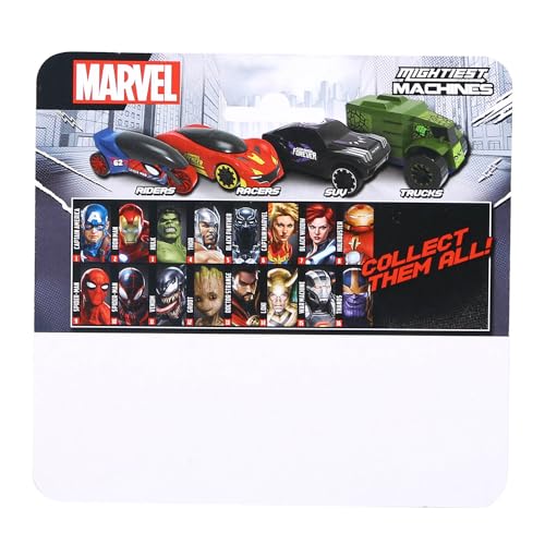 Image of SKOODLE Marvel Pull-Back Rider Bike for Kids - Thor Edition Motorcycles, Marvel Inspired Toy Bikes with Sturdy and Long-Lasting Construction, Enhances Motor Skills and Fun Vehicle Toy for Gift - Grey