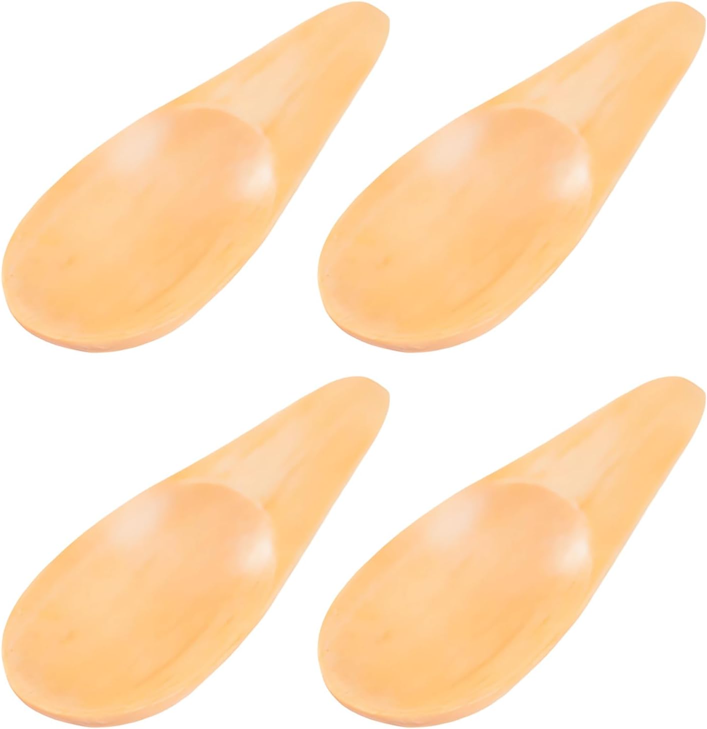 Of 4 Small Wood Spoons Salt Spoon Measuring Device Wood Texture for Salt and Ice Cream Kitchen and Travel Use Seasoning Spoon Utensils