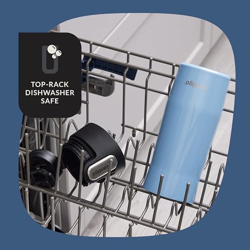 Image of Contigo AUTOSEAL West Loop Vacuum-Insulated Stainless Steel Travel Mug with Easy-Clean Lid 16 oz 2-Pack Salted Frosted Pearl Glacier Frosted Pearl
