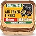 Air Fryer Liners 100pcs, Non-Stick Ninja Air Fryer Liners Disposable Compatible with Ninja Dual, AF300UK, AF400UK, Air Fryer Accessories for Tower, Salter & Other Dual Zone Fryers