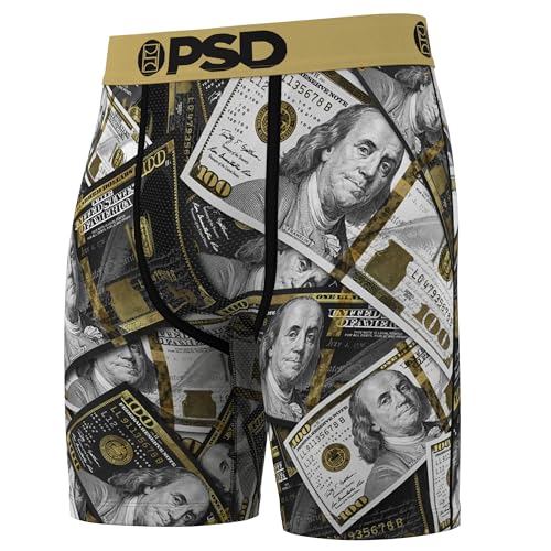 PSD Men's Luster Lux Boxer Brief 3-Pack, Multi, S4