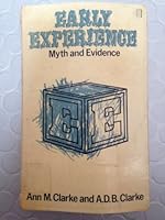 Early Experience: Myth and Evidence 002905690X Book Cover