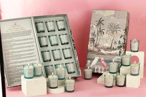 PROSPERRO LUMO by Parkash Candles Noor Luxury Scented Candle Gift Set – Soy Wax Jar Candles with Floral & Earthy Fragrances | Premium Wellness Collection (12)