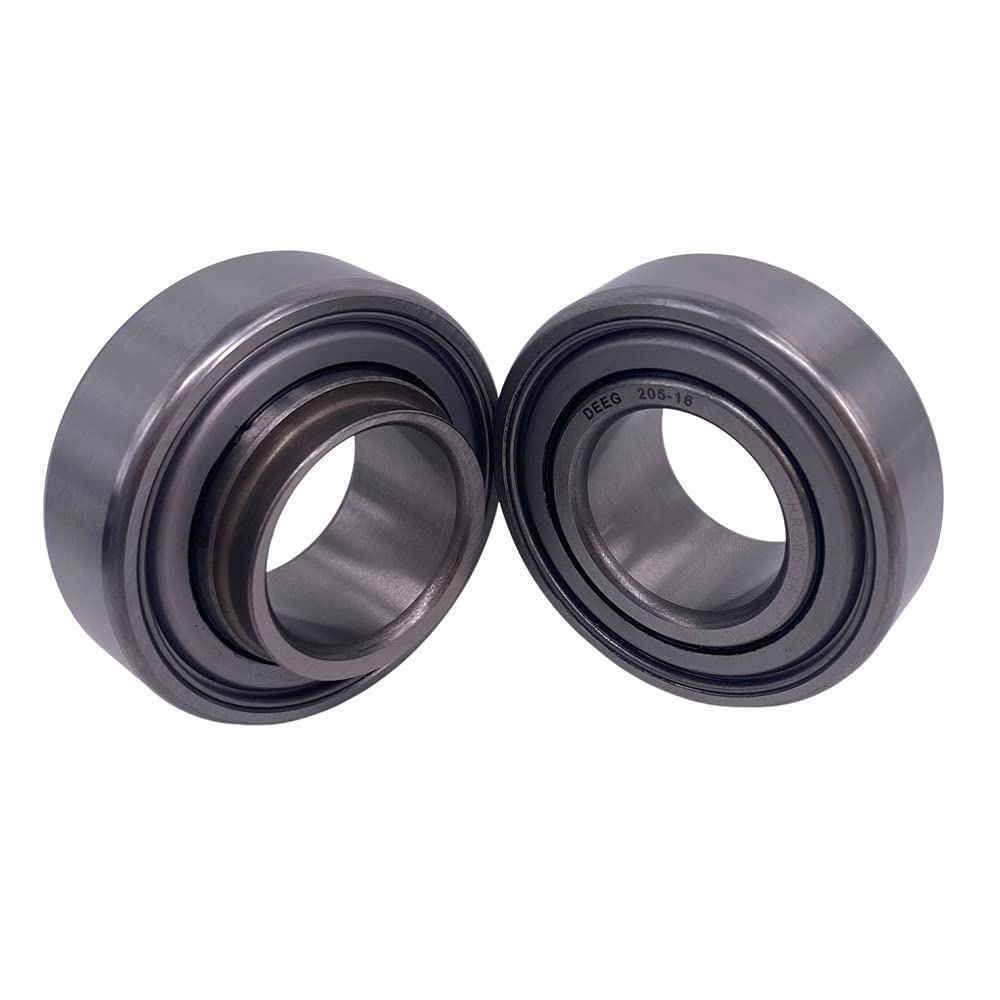 DEEG 6 piezas de repuesto de cojinete de husillo de cubierta de cortacésped CSA205-16 25.4X52X15/31mm compatible Hustler Super Z 539115279 539102677 1701 JD8597