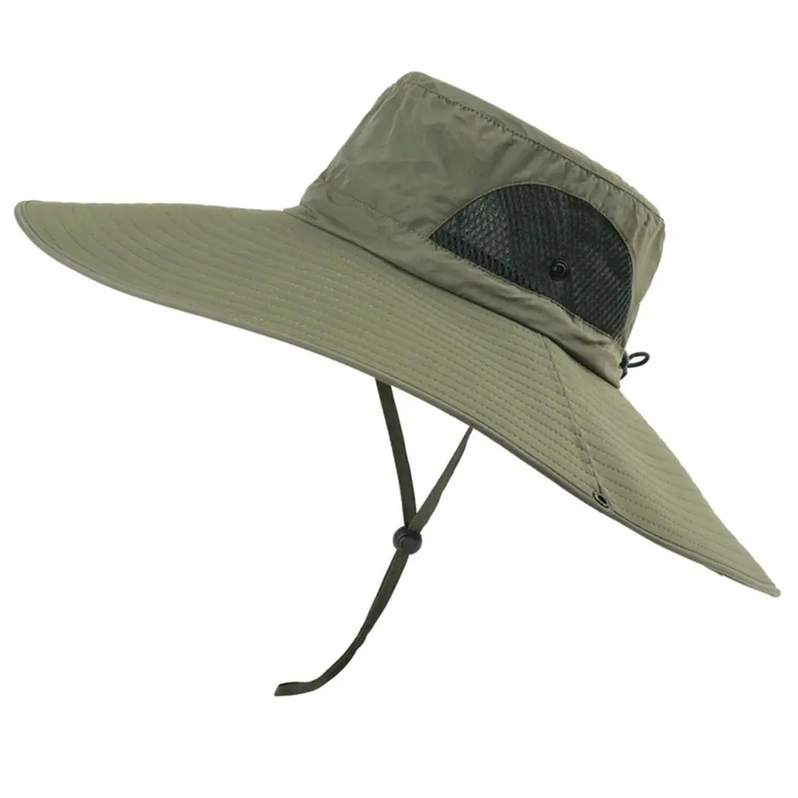 Cappello Pescatore Uomo Cappello Largo da Uomo e Donna, Berretto da Pesca Estiva, Protezione Solare UV(Green)