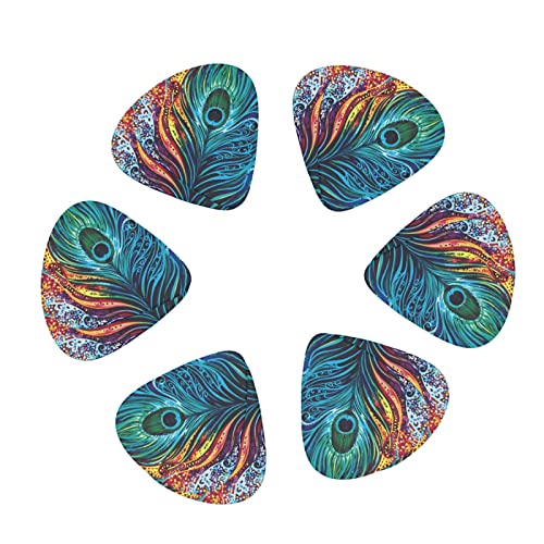 Médiators de guitare Paquet de 12 médiators de guitare paon colorés pour guitare électrique Guitare acoustique Diverses… - Les Beatles, Paul McCartney, John Lennon, RIngo Starr, George Harrison Médiators de guitare Paquet de 12 médiators de guitare paon colorés pour guitare électrique Guitare acoustique Diverses…