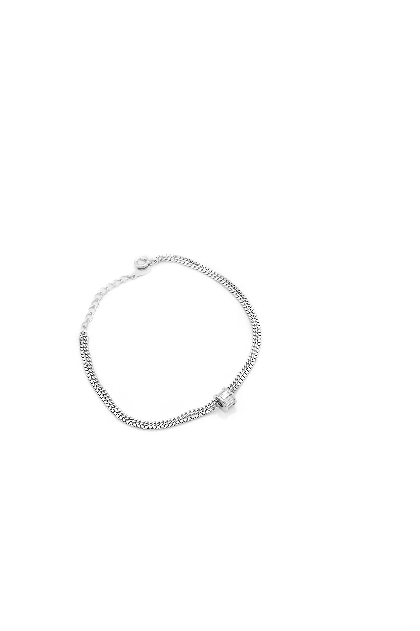 DEARDONAA 925 Sterling Silver Bracelet For Women, 925 Silver Bracelet For Women | With Certificate of Authenticity and 925 Stamp (B0BHZCPW7H) Amazon Price History, Amazon Price Tracker